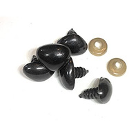 My Yarnery Safety Nose For Soft Toys/Screw Nose For Making Soft Toys (Teddy Bear) (Black, T2)