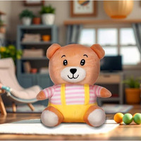 Cute Teddy Bear Soft Toy For Baby Girls & Kids, Stuffed Plush Teddy Bear For Girls, Huggable & Ultra-Soft, For Kids Birthday & Special Occasions (Brown, 30 Cm)
