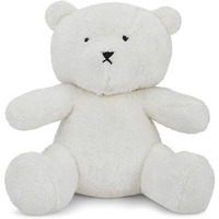 Haus & Kinder Knitted Teddy Bear For Kids - Soft Plush Toy For Boys And Girls, Toddlers, Newborns - Natural, 10X25 Cm