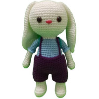 Crochet Artwork Amigurumi Handmade Bunny Soft Toy (Boy Bunny)