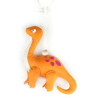 Agd Handmade Brontosaurus Hanging Ornament, Dinosaur Kid Room Decor, Birthday Party Return Gifts, Dino Baby Shower Theme, Children Bedroom (Brontosaurus Dinosaur)