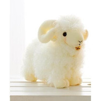 Cute Adorable Looking Sheep With Soft Furs For Kids Teens Adults Playable Huggable Decorable (Medium)