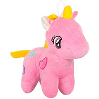 Beewee - Soft Toy Plush Stuffed Animal (Fairy Unicorn, 25 Cms, Pink)