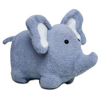 Webby Soft Standing Animal Plush Elephant Toy, Gray 30Cm