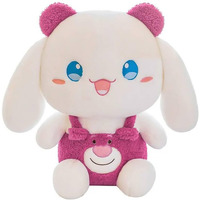 Ikasa Cute Plush Rabbit Soft Toys For Kids - Huggable Stuffed Rabbit Toy For Baby Girl & Boy, Stitch Soft Toy For Infants, Cute Plushie Animal Soft Toy For Newborn, Birthday Gift For All Age (Rabbit)