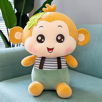 Storescent Soft Toys For Kids - Stuffed Animal Plush Soft Toy For Boys & Girls | Cute Monkey Green 30Cm