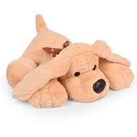 Besties Cute Light Brown Long Ear Dog Soft Toy For Girls/Kids | Huggable Dog With Long Ears | Soft Stuffed Plush Animal 35 Cm (Light Brown)