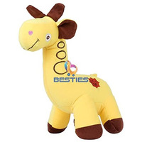 Besties Henry Giraffe 35Cm Plush Animal Toys - Stuffed Animal Figure Soft Toy For Kids, Washable Stuffed Toy For Babies, Size - 35 (35Cm, Yellow)