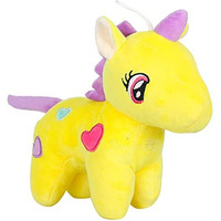 Beewee - Soft Toy Plush Stuffed Animal (Fairy Unicorn, 35 Cms, Yellow)