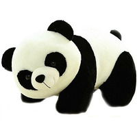Funny Teddy Cute Panda Toy Gift Birthday Soft Stuffed Animal (White,Black) - 50 Cm