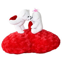Amardeep Teddies On Heart 40Cm