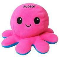 Audbot 12Cm Octopus Soft Toys For Girl | Soft Toy For Kids Baby Girl & Boys 12Cm | Toy For Kids | Animal Stuffed Toy For Best Gift Baby Boys & Girls (Pink And Blue (Pack Of 1)