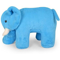 Besties Royal Elephant Soft Toys 40 Cm - Polyfill Washable Cuddly Soft Plush Toy - Helps To Learn Role Play - 100% Safe For Kids (Blue)