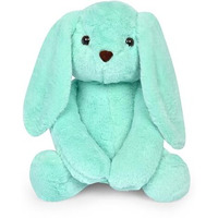 Besties Cute Green Bunny Soft Toy For Girls/Kids | Huggable Rabbit With Long Ears | Soft Stuffed Plush Animal | - Height 28 Cm