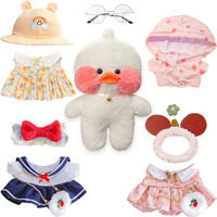 Momiu Cute Plushies With 3 Kawaii Duck Outfits & 10 Pcs Accessories For Girls & Teens