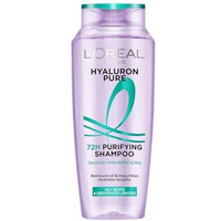 Loreal Paris Hyaluron Pure 72H Purifying Shampoo, For Oily Scalp & Dry Hair With Salicylic And Hyaluronic Acid, 200 Ml