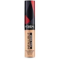 Loreal Paris Full Coverage Concealer, Waterproof Formula, For Undereye Circles And Blemishes, For Highlighting And Contouring, Infallible, Shade: 312, 10G