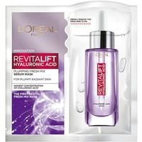 Loreal Paris Revitalift Serum Sheet Face Mask, Fresh Mix, With Hyaluronic Acid + Natural Algae, 33G