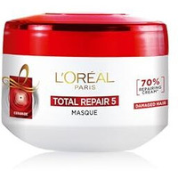 L'Oreal Paris Hair Mask, For Damaged And Weak Hair, With Pro-Keratin + Ceramide, Total Repair 5, 200Ml