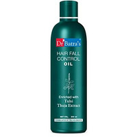 Dr Batra's Hair Fall Control Oil, Hair Oil For Healthier Scalp, Enriched With Thulsi, Brahmi & Thuja, Controls Damaged Scalp,Hair Oil For Nourishment (200Ml)