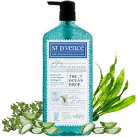 St. D'Vence Refreshing Ocean Drop Salicylic Acid Body Wash Shower Gel For Women & Men With Seaweed Extract & Vegan Collagen | Paraben & Sls Free | Body Wash For Summer - 700 Ml