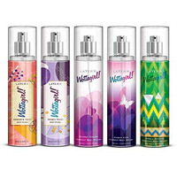 Layer'R Wottagirl Body Splash Combo Pack Of 5 (60 Ml)- Mandarin Twist, French Peony,Secret Crush, Amber Kiss, Spell Bound, Spray,Women
