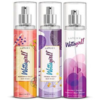 Layer'R Wottagirl Body Splash Combo Pack Of 3 Mandarin Twist 60 Ml, French Peony 60 Ml And Secret Crush 60 Ml, Spray, Women