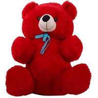 Hug 'N' Feel Soft Toys 2 Feet Red Giant Teddy Bear Soft, Plush, And Cuddly Stuffed Animal For Kids, Birthdays, Anniversaries, Valentine's Day, And Special Occasions Large Huggable