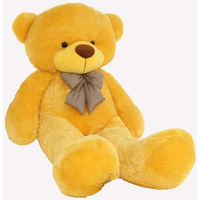 Hug 'N' Feel Soft Toys 6 Feet Yellow Giant Teddy Bear Soft, Plush, And Cuddly Stuffed Animal For Kids, Birthdays, Anniversaries, Valentine's Day, And Special Occasions Large Huggable