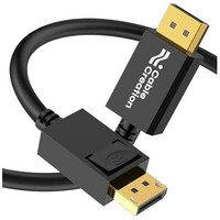 Cablecreation Vesa Certified Displayport 2.1/40Gbps Cable 2M/6.6Ft, Dp 2.1 Cable Support 8K@240Hz 4K@240Hz,Pvc Display Port Cable Cord Compatible Freesync G-Sync And Hdr For Gaming Monitor,Pc,Rx 7900