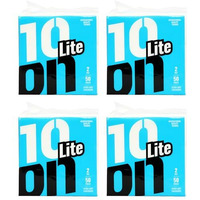 10On Lite Large Size Napkins,(33X33Cms) 2 Ply, Extra Soft Tissue Paper, 50 Pulls Per Pack, Pack Of 4 (50Pulls X 4 = 200 Pulls)