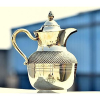 Dsh Crafting Your Curiosity Designer Brass Jug With Lid For Storage & Serving Water Home & Hotel Restaurant And Gift Item.