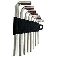 Hanumex Hex Allen Key Set For General Purpose Use With Pvc Holder 9-Piece Steel Hexkey Set Ideal For Repair & Maintenance For Home & Diy Use -1.5 To 10Mm