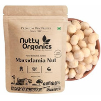 Nutty Organics Macadamia Nuts - 250 Gm | Imported (Grade A ++ Nuts, Premium Jumbo Size, Imported)