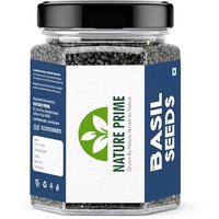 Nature Prime 100% Hygienic Raw Sabja Basil Seeds 500Gm | Seeds For Eating | Weight Loss & Boost Digestion