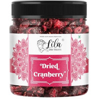 Lila Dry Fruits Dried Cranberries 500 Gms | Naturally Sweetened Premium Californian Cranberry, Antioxidants Rich Delicious Tasty And Chewy Snack | Ideal For Snacking, Baking | Perfect For Giftings
