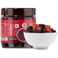Amazon Brand - Vedaka Berries Mix | 200 G Pouch | Blueberry, Strawberry, Cranberry And Black Currant | Ambient Temperature | Healthy Snacking (Previously Kitchen Cheer)