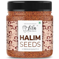 Lila Dry Fruits Halim Seeds 500G Jar Pack | Aliv Seed | For Eating And Weight Management | Garden Cress Seeds | Grown In India | Export Quality | Haleem Seeds For Hair Growth