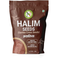 Naturevit Halim Seeds, 200G | Aliv Seeds | High In Fibre And Omega 3 | Garden Cress Seeds | Haleem | Asaliya For Eating | Immunity Booster Superfood