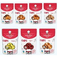 Healthy Master Vision To Serve Healthy Light & Crispy Chips Combo 210 Gm (Ragi Chips,Quinoa Chips,Oats Chips,Palak Chips,Beetroot Chips,Jowar,Soya Chips) 30 Gm Each
