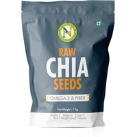 Nature Vit Chia Seeds 1 Kg - Seeds For Eating | Contains Omega 3 & Fibre And Protein | Seeds For Weight Management