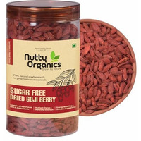 Nutty Organics Dried Goji Berries 400 Gm | High In Vitamin A & Rich In Antioxidants | Immunity Booster Goji Berry Toppings For Fruit Salads & More