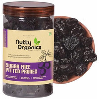 Nutty Organics Pitted Prunes Berries | Dried Fruit Plums | Antioxidant Rich Pitted Prunes | 500 Gm | High In Vitamins & Fiber
