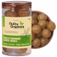 Nutty Organics Dried Amla Murabba 500 Gm | Vitamin C Rich Digestive Treat | Healthy & Natural Sweet Snack | Immunity Booster