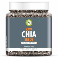 Naturevit Chia Seeds, 250G | Seeds For Eating | Rich In Calcium, Protein & Fibre | No Dust, Sticks And Impurities | Premium