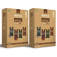 Eat Anytime Mindful Assorted Millet Nutri Bar|Gluten Free & High Fiber|Energy Bar Sugar Free|High Protein Bar|Healthy Bar & Breakfast Protein Bar|Granola Bar/Energy Bar - 600Gm(24Pcs Of 25Gm)
