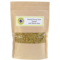 Jyoti Ben's Mukhwas - Roasted Fennel Seeds (Saunf) With Dhana Daal (250Gm) |Premium Mukhwas|Digestive Mouth Freshener|After-Meal Snacks|100% Natural|Good For Digestion - 250 Gram