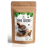 Trivang Chia Seeds 500G - 100% Clean Chia Seeds For Eating | Certified Organic | Seeds For Weight Management | Rich In Calcium, Protein & Fiber, Omega 3 And Antioxidant | Healthy Snacks