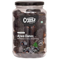 Cravez Premium Ajwa Dates 500 Gram | Fresh, Authentic & Naturally Sweet Saudi Arabian Dates | 100% Natural Arabian Dates | Khajoor