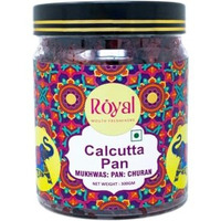Royal Mouth Fresheners Calcutta Meetha Paan Mukhwas Without Supari | Culcatta Paan After Meal Digestive Mouthfreshner - 300G (Jar)